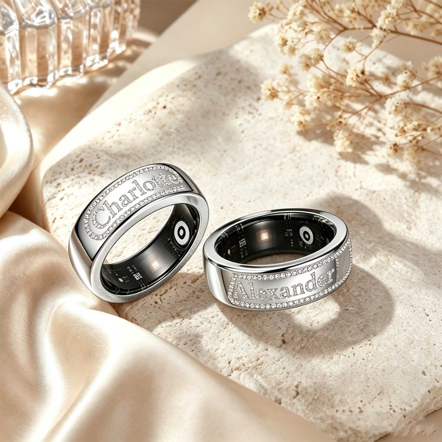 Capa de Anel Inteligente Qitia - Initial Ring Custom avaliação e preço