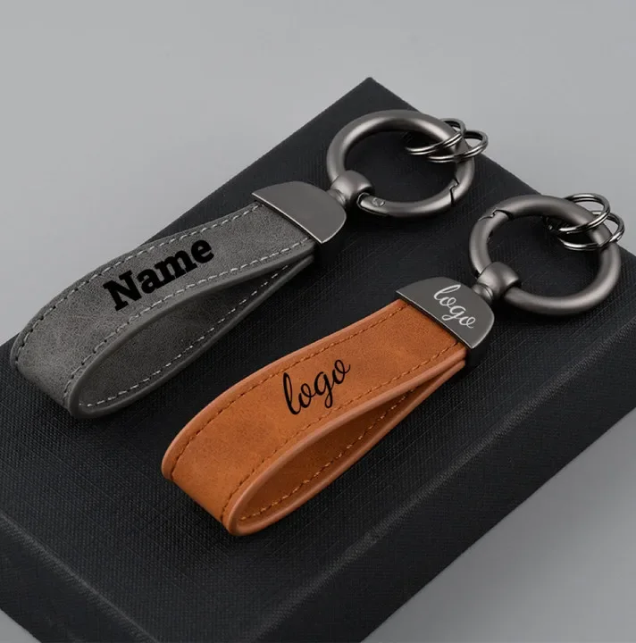Chaveiro de Couro Nubuck com G - Initial Ring Custom avaliação e preço