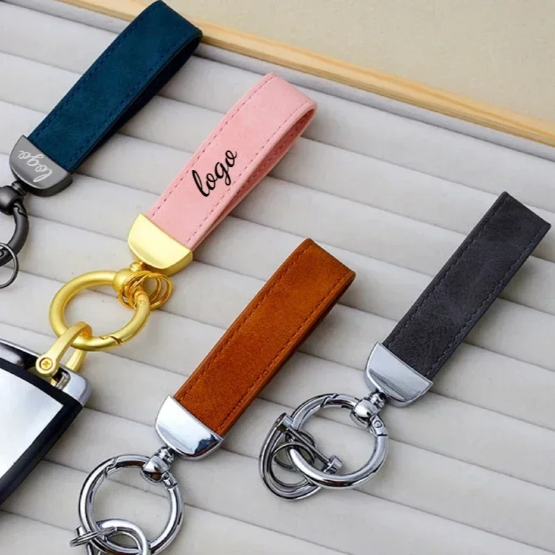 Chaveiro de Couro Nubuck com G - Initial Ring Custom avaliação e preço